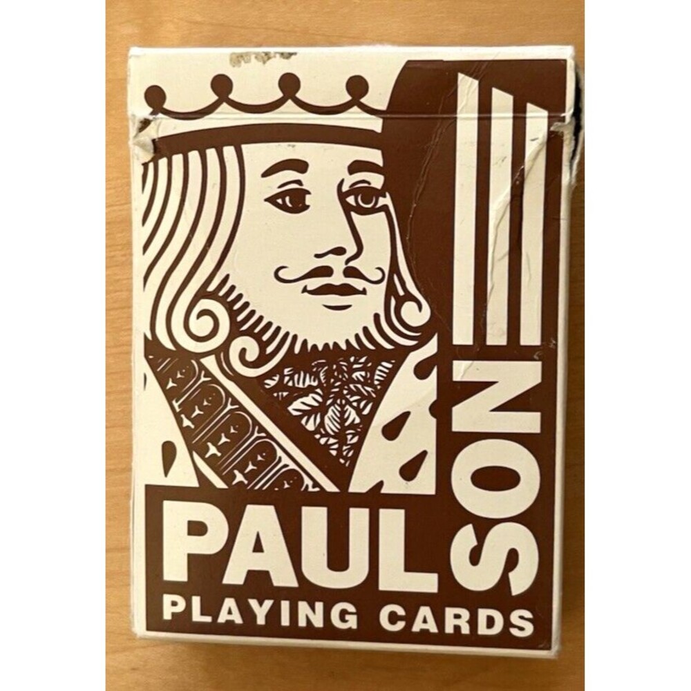 Vintage Hooters Casino Hotel Las Vegas Nevada Paulson Playing Cards Brown